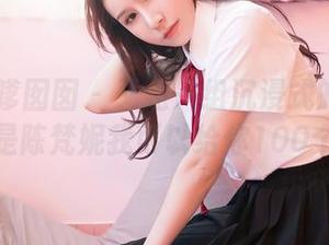 Feilin嗲囡囡 – 又是一组沉浸式的白裙写真，还是陈梵妮我可以给你100个点赞！