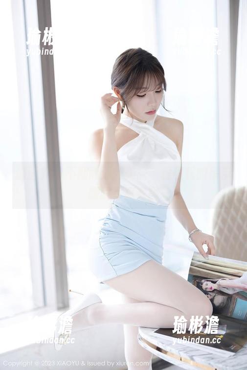 语画界 - 不期而遇的美丽，程程程的吊带朦胧写真套图